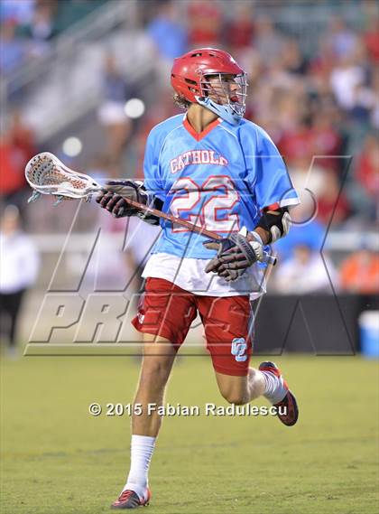 Thumbnail 1 in Charlotte Catholic vs. Apex (NCHSAA 4A Final) photogallery.