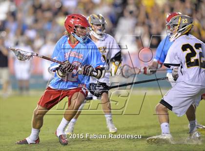 Thumbnail 2 in Charlotte Catholic vs. Apex (NCHSAA 4A Final) photogallery.