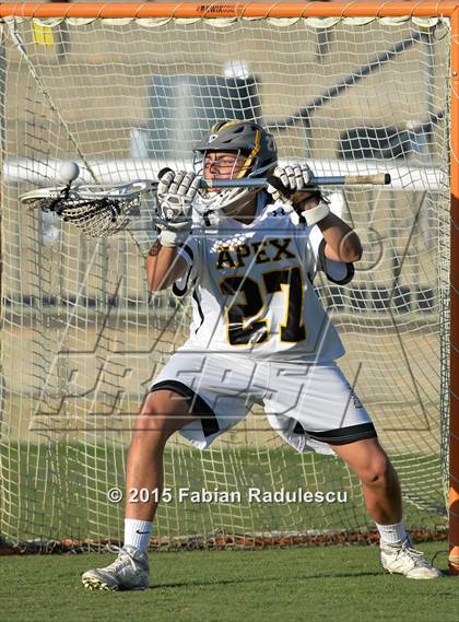 Thumbnail 1 in Charlotte Catholic vs. Apex (NCHSAA 4A Final) photogallery.