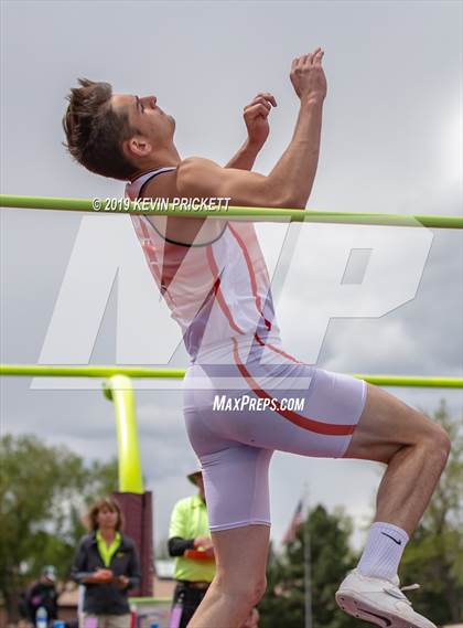 Thumbnail 1 in CHSAA Track and Field 1A, 2A, 3A Championships (Boys High Jump) photogallery.