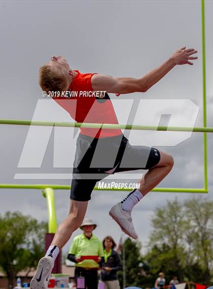Thumbnail 3 in CHSAA Track and Field 1A, 2A, 3A Championships (Boys High Jump) photogallery.