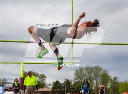 Thumbnail 2 in CHSAA Track and Field 1A, 2A, 3A Championships (Boys High Jump) photogallery.