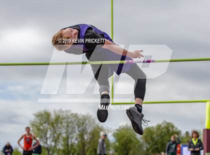 Thumbnail 3 in CHSAA Track and Field 1A, 2A, 3A Championships (Boys High Jump) photogallery.