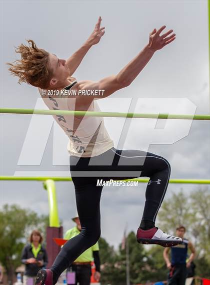 Thumbnail 2 in CHSAA Track and Field 1A, 2A, 3A Championships (Boys High Jump) photogallery.