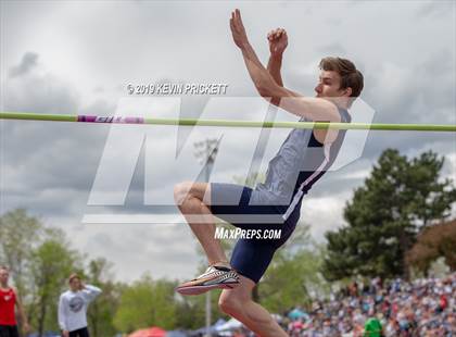 Thumbnail 1 in CHSAA Track and Field 1A, 2A, 3A Championships (Boys High Jump) photogallery.