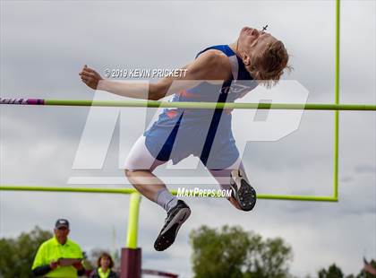 Thumbnail 1 in CHSAA Track and Field 1A, 2A, 3A Championships (Boys High Jump) photogallery.