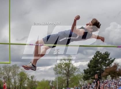 Thumbnail 2 in CHSAA Track and Field 1A, 2A, 3A Championships (Boys High Jump) photogallery.
