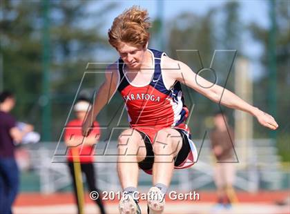 Thumbnail 3 in Santa Clara vs Saratoga (Duel Track Meet) photogallery.