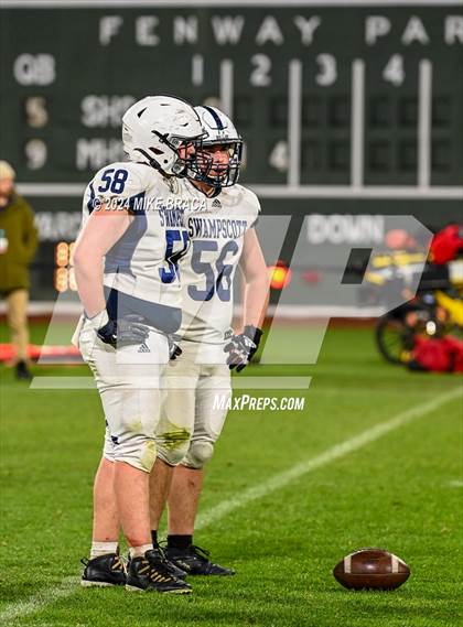 Thumbnail 2 in Swampscott vs Marblehead (High School Football at Fenway Park) photogallery.