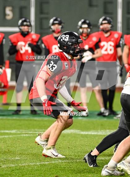 Thumbnail 3 in Swampscott vs Marblehead (High School Football at Fenway Park) photogallery.
