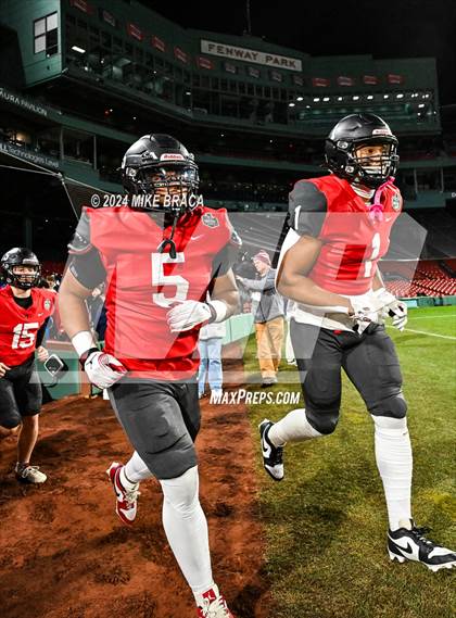 Thumbnail 2 in Swampscott vs Marblehead (High School Football at Fenway Park) photogallery.