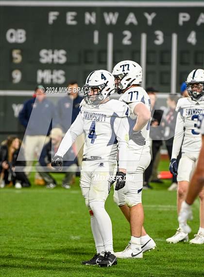 Thumbnail 2 in Swampscott vs Marblehead (High School Football at Fenway Park) photogallery.