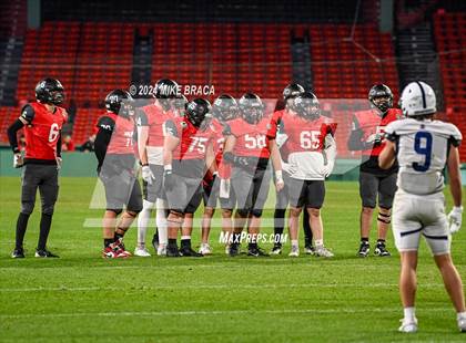 Thumbnail 1 in Swampscott vs Marblehead (High School Football at Fenway Park) photogallery.