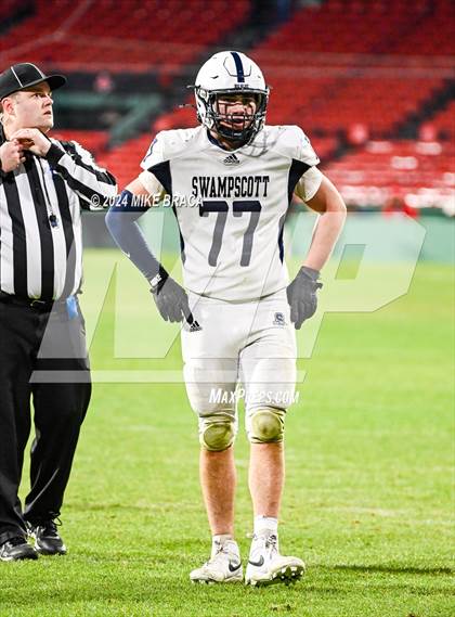 Thumbnail 3 in Swampscott vs Marblehead (High School Football at Fenway Park) photogallery.
