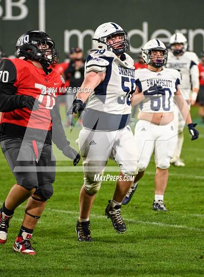 Thumbnail 3 in Swampscott vs Marblehead (High School Football at Fenway Park) photogallery.