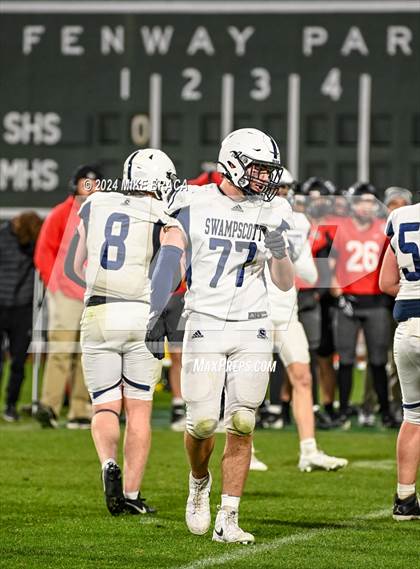 Thumbnail 3 in Swampscott vs Marblehead (High School Football at Fenway Park) photogallery.