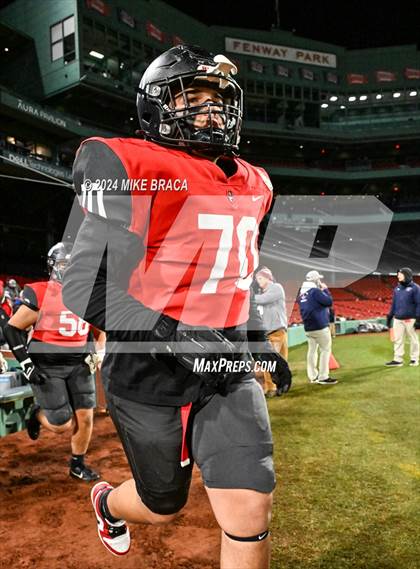 Thumbnail 3 in Swampscott vs Marblehead (High School Football at Fenway Park) photogallery.
