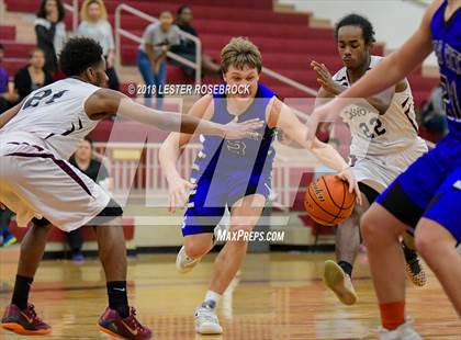 Thumbnail 1 in Gervin Academy vs. Falls City (UIL 2A BiDistrict Playoffs) photogallery.