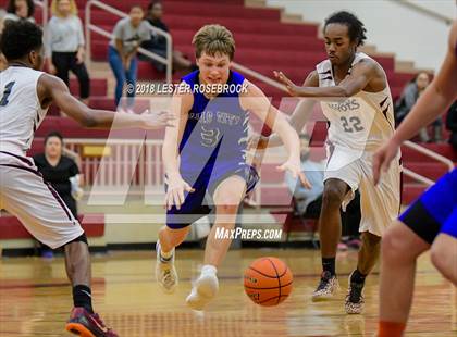 Thumbnail 3 in Gervin Academy vs. Falls City (UIL 2A BiDistrict Playoffs) photogallery.