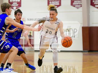 Thumbnail 2 in Gervin Academy vs. Falls City (UIL 2A BiDistrict Playoffs) photogallery.