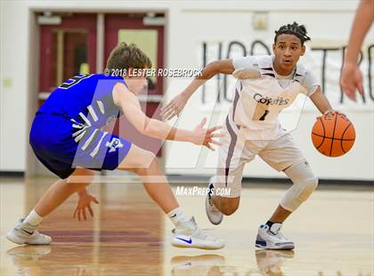 Thumbnail 2 in Gervin Academy vs. Falls City (UIL 2A BiDistrict Playoffs) photogallery.