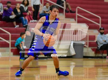 Thumbnail 2 in Gervin Academy vs. Falls City (UIL 2A BiDistrict Playoffs) photogallery.