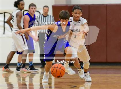Thumbnail 3 in Gervin Academy vs. Falls City (UIL 2A BiDistrict Playoffs) photogallery.