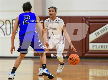 Thumbnail 1 in Gervin Academy vs. Falls City (UIL 2A BiDistrict Playoffs) photogallery.