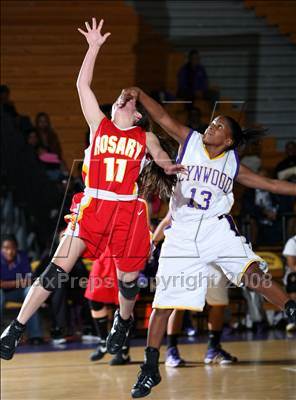 Thumbnail 2 in Rosary @ Lynwood (CIF SS Playoffs) photogallery.