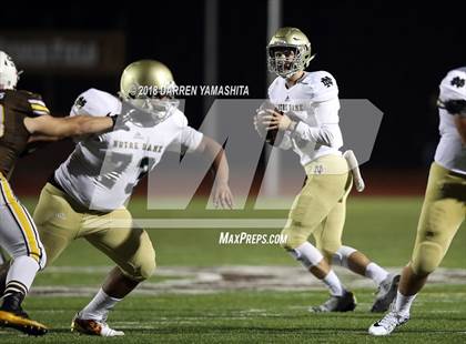 Thumbnail 3 in Notre Dame (SO) @ Saint Francis (Honor Bowl) photogallery.