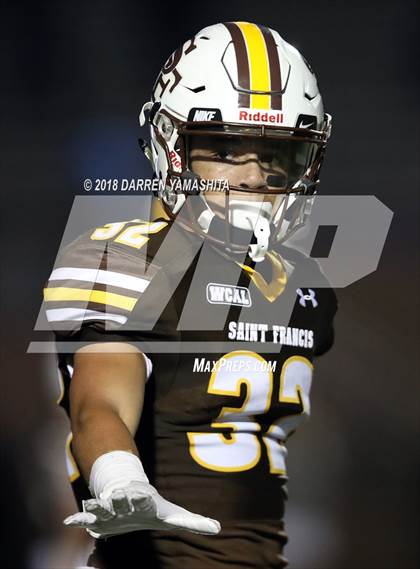 Thumbnail 1 in Notre Dame (SO) @ Saint Francis (Honor Bowl) photogallery.