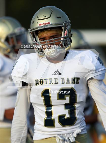 Thumbnail 2 in Notre Dame (SO) @ Saint Francis (Honor Bowl) photogallery.