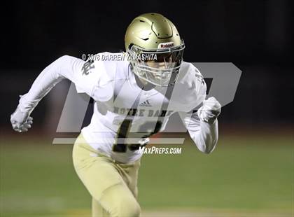 Thumbnail 3 in Notre Dame (SO) @ Saint Francis (Honor Bowl) photogallery.