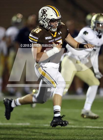 Thumbnail 1 in Notre Dame (SO) @ Saint Francis (Honor Bowl) photogallery.