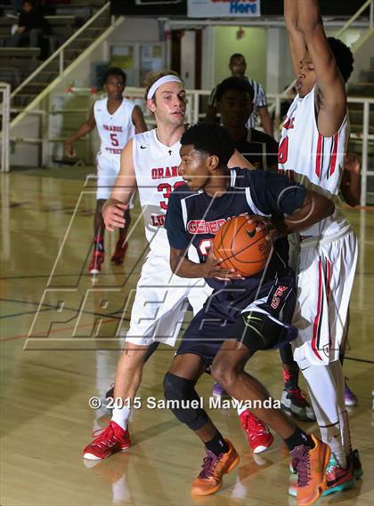 Thumbnail 2 in Orange Lutheran vs George Washington Prep (Beverly Hills 75th Sax Elliot Tournament) photogallery.
