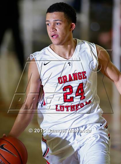 Thumbnail 1 in Orange Lutheran vs George Washington Prep (Beverly Hills 75th Sax Elliot Tournament) photogallery.