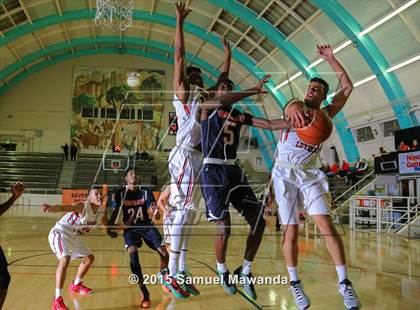 Thumbnail 1 in Orange Lutheran vs George Washington Prep (Beverly Hills 75th Sax Elliot Tournament) photogallery.