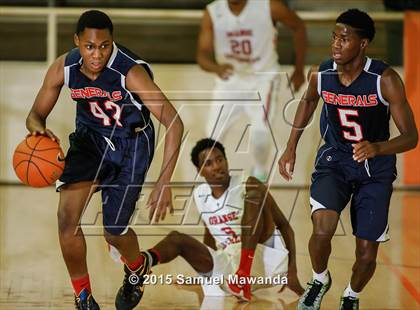 Thumbnail 3 in Orange Lutheran vs George Washington Prep (Beverly Hills 75th Sax Elliot Tournament) photogallery.