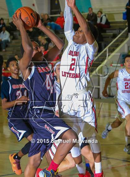 Thumbnail 3 in Orange Lutheran vs George Washington Prep (Beverly Hills 75th Sax Elliot Tournament) photogallery.