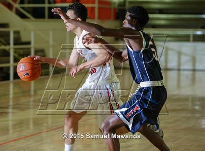 Thumbnail 3 in Orange Lutheran vs George Washington Prep (Beverly Hills 75th Sax Elliot Tournament) photogallery.