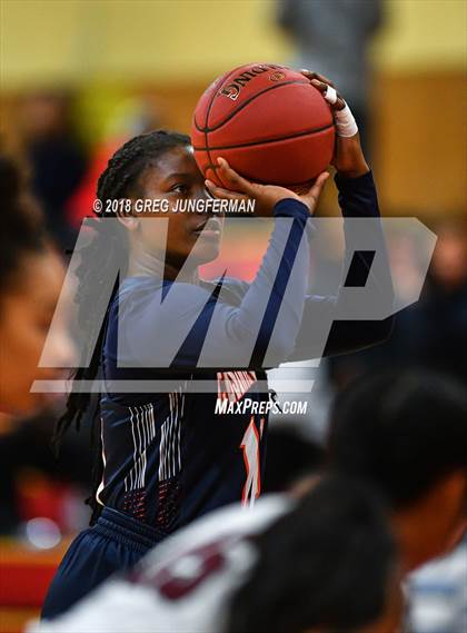 Thumbnail 2 in Cosumnes Oaks vs. Eastside College Prep (Cardinal Newman Classic) photogallery.