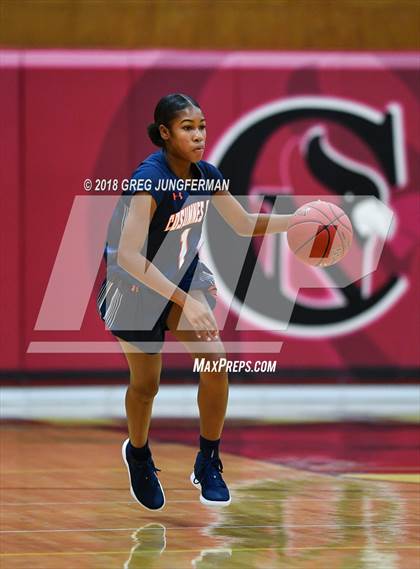 Thumbnail 1 in Cosumnes Oaks vs. Eastside College Prep (Cardinal Newman Classic) photogallery.