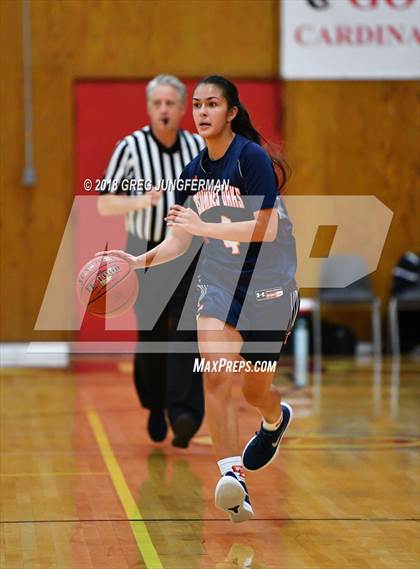 Thumbnail 2 in Cosumnes Oaks vs. Eastside College Prep (Cardinal Newman Classic) photogallery.