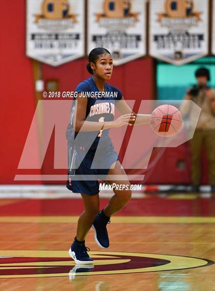 Thumbnail 3 in Cosumnes Oaks vs. Eastside College Prep (Cardinal Newman Classic) photogallery.