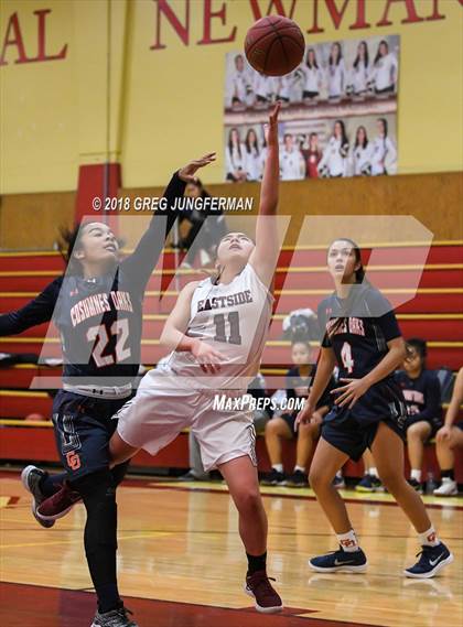 Thumbnail 3 in Cosumnes Oaks vs. Eastside College Prep (Cardinal Newman Classic) photogallery.