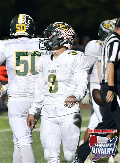 Thumbnail 2 in Placer @ Lincoln (2018 MaxPreps Rivalry Series) photogallery.