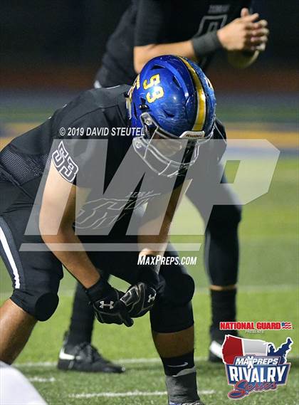Thumbnail 1 in Placer @ Lincoln (2018 MaxPreps Rivalry Series) photogallery.
