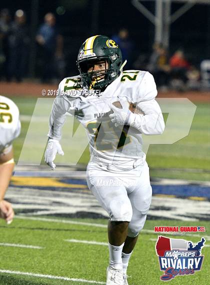 Thumbnail 1 in Placer @ Lincoln (2018 MaxPreps Rivalry Series) photogallery.