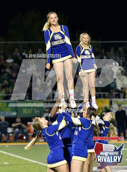Thumbnail 2 in Placer @ Lincoln (2018 MaxPreps Rivalry Series) photogallery.