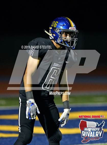 Thumbnail 1 in Placer @ Lincoln (2018 MaxPreps Rivalry Series) photogallery.